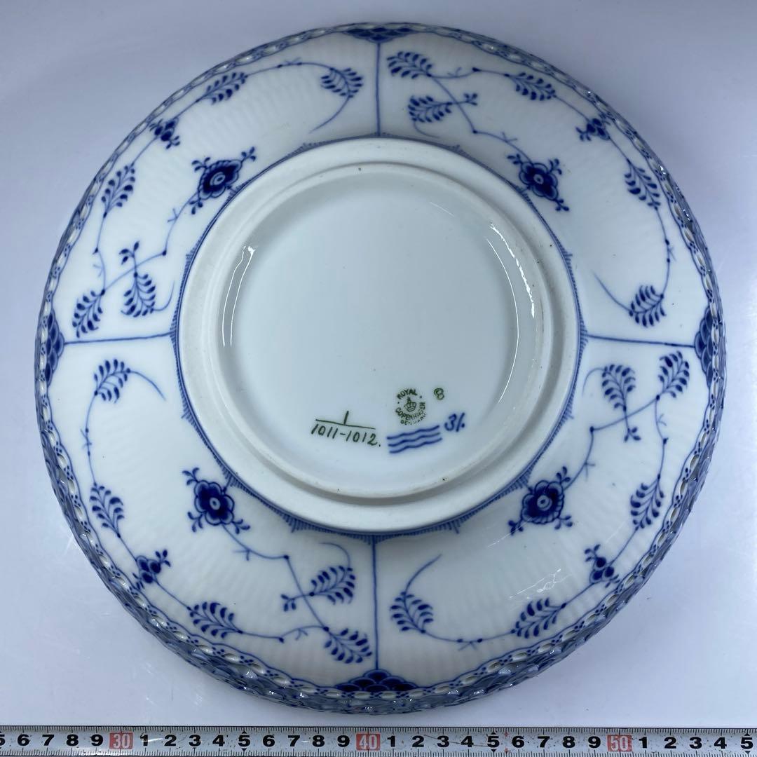 ロイヤルコペンハーゲン　フルレースコンポート　高さ39㎝ 東Y7-0123☆1F