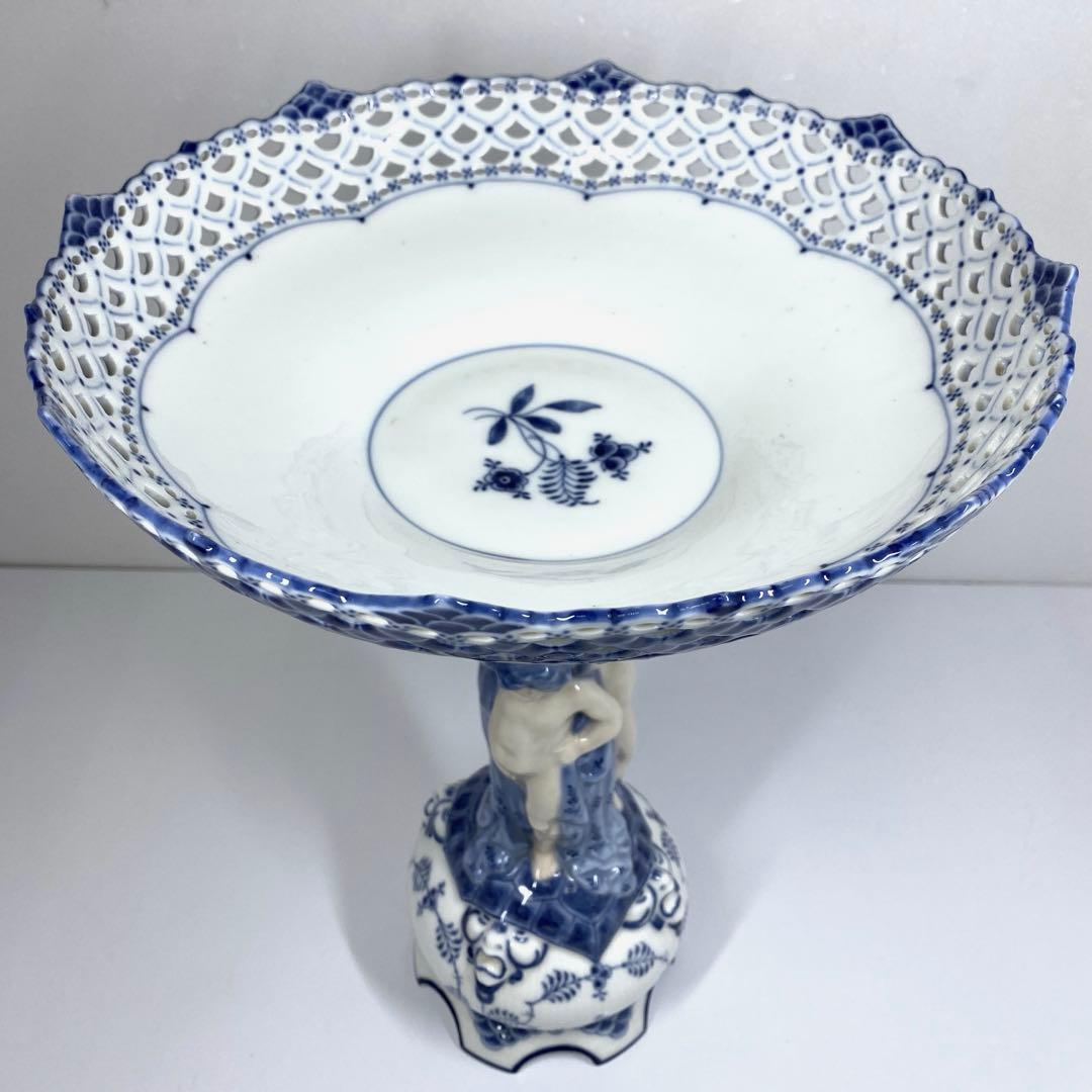 ロイヤルコペンハーゲン　フルレースコンポート　高さ39㎝ 東Y7-0123☆1F