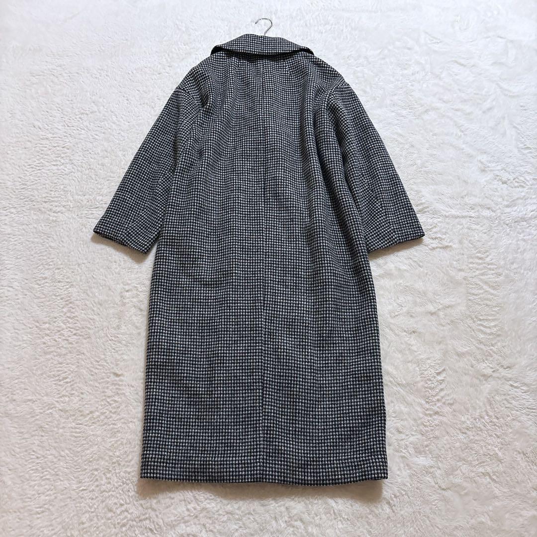 [美品]ドレステリア ウール ロング チェスターコート ダブルボタンサイズ