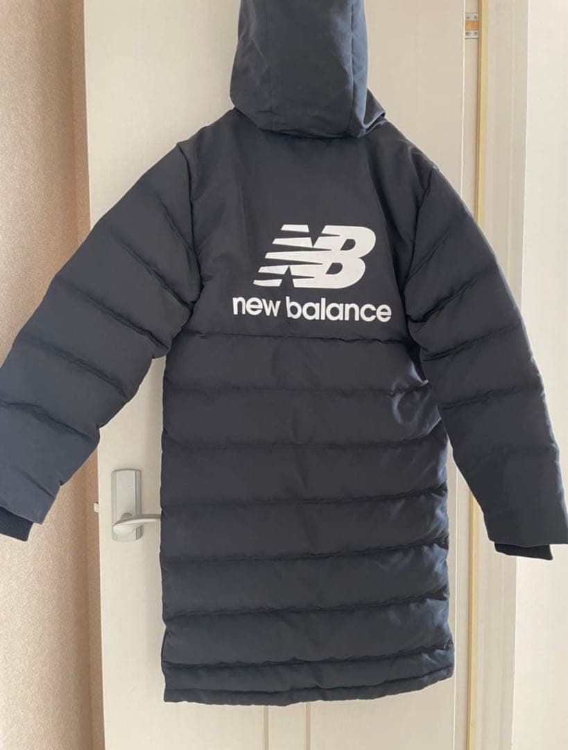 new balance フード付きダウンコート Sサイズ ダークグレー