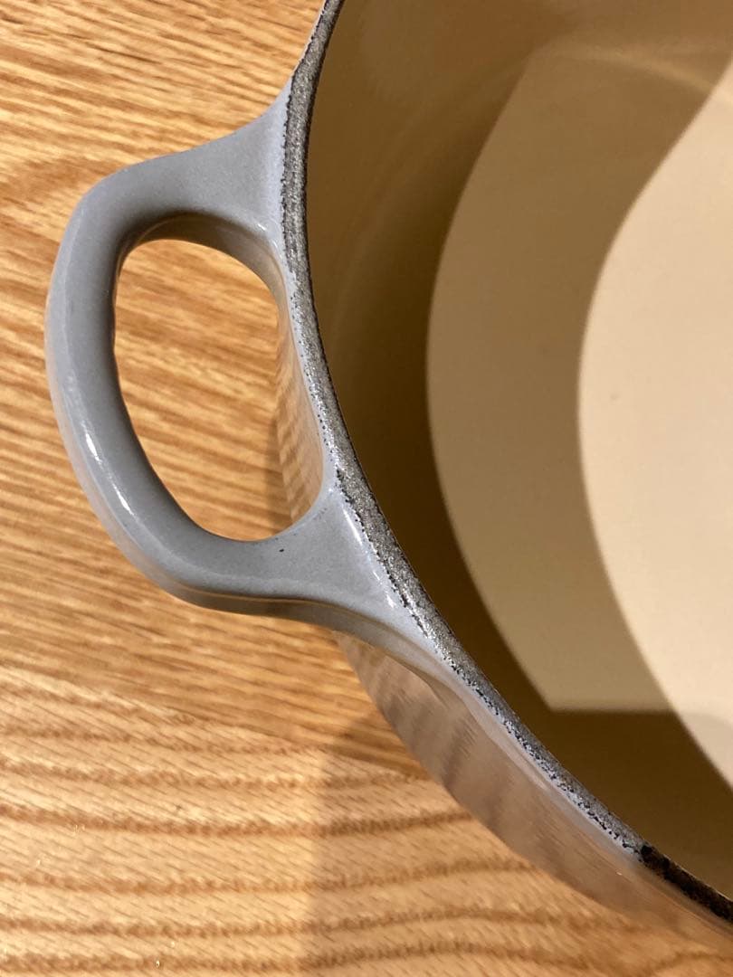 LE CREUSET ミストグレー 琺瑯鍋　20cm