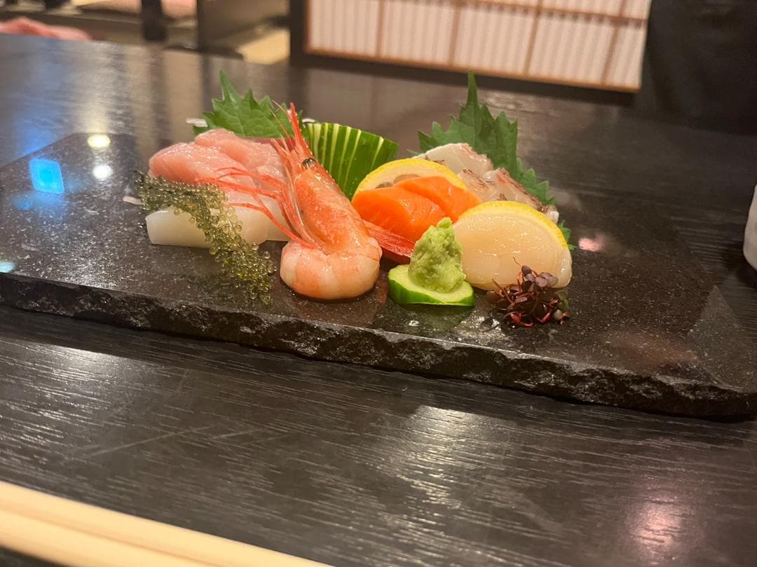 ●高級　天然黒御影石●　角皿　6枚入　●　送料無料