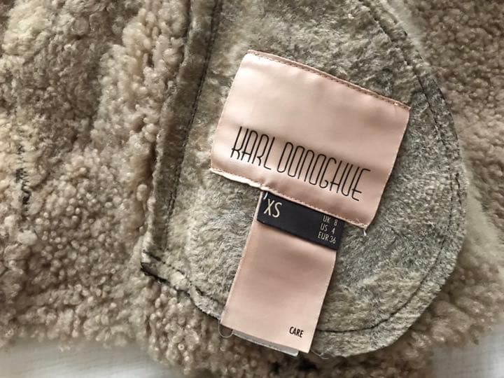 KARL DONOGHUE 希少 レザージャケット ボア　ムートン