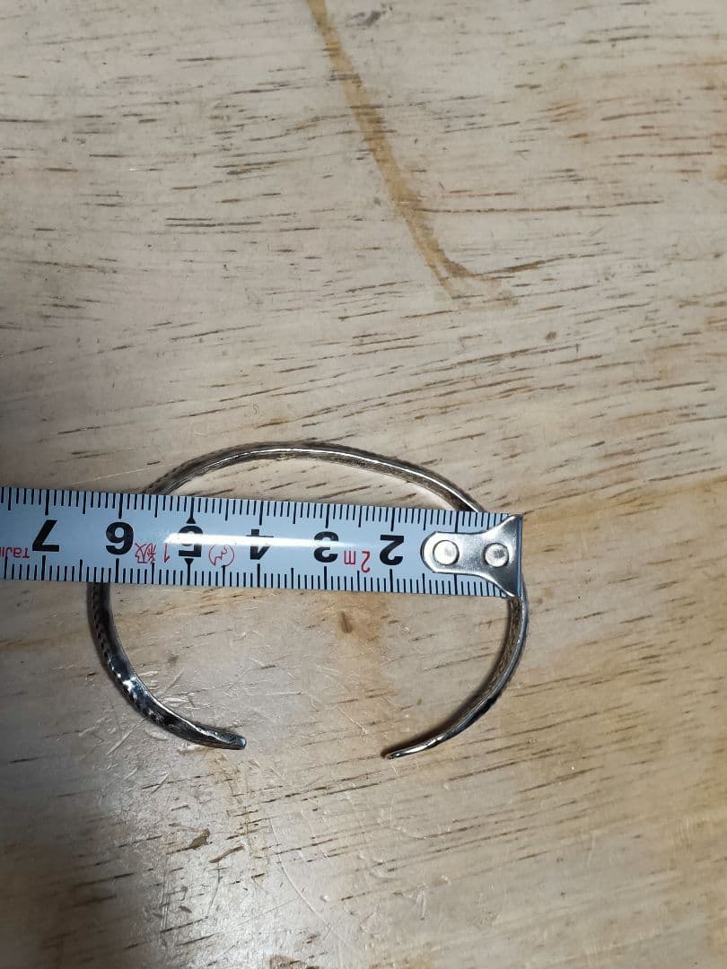 スネークバングル　インディアンジュエリーナバホ族ホピ　ビンテージヴィンテージ