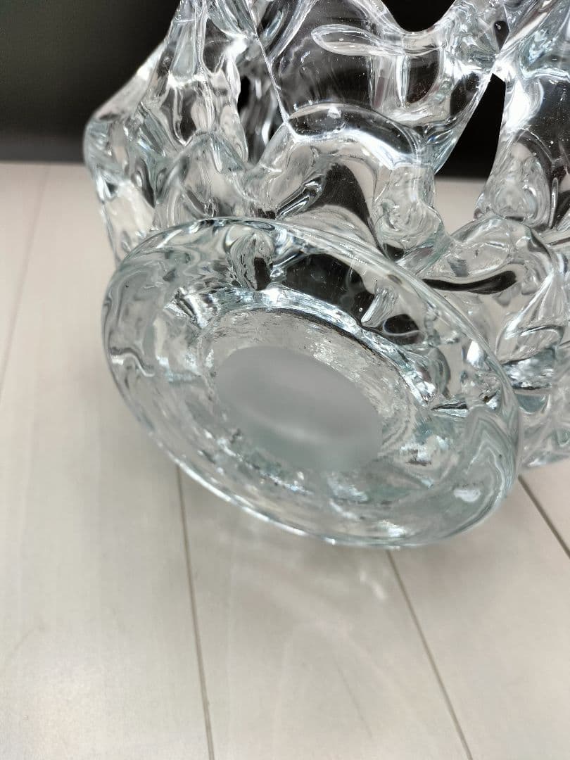 ガラスフラワーベース◆インテリア雑貨◆置物◆オブジェ◆I−2507FB20