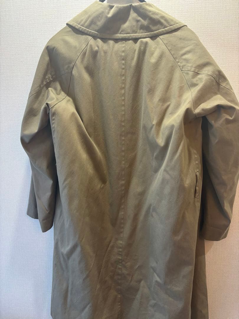 COMOLI コットンギャバタイロッケンコート　カーキ　ライナー付
