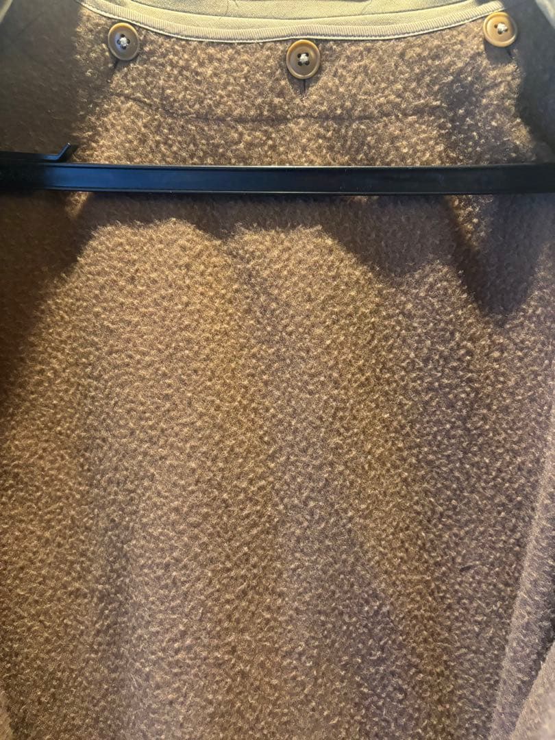 COMOLI コットンギャバタイロッケンコート　カーキ　ライナー付