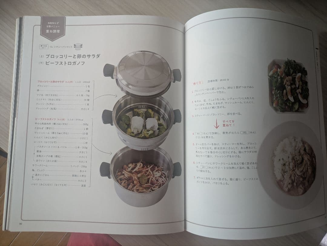 新品/アムウェイクイン・クック/ステンレス製 二重鍋 蒸し器付/6L