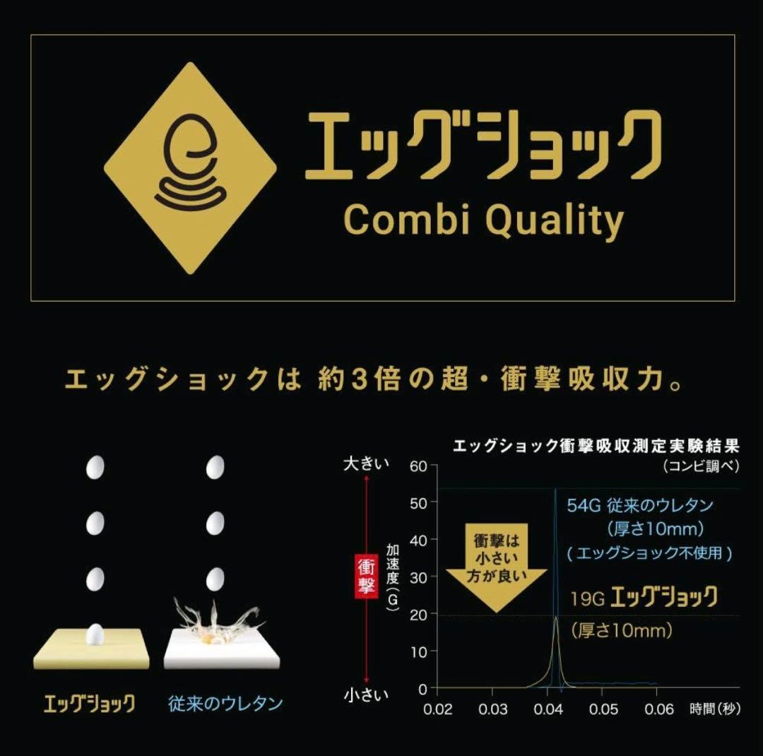 【美品】Combi ベビーカー スゴカルa 4キャス エッグショック