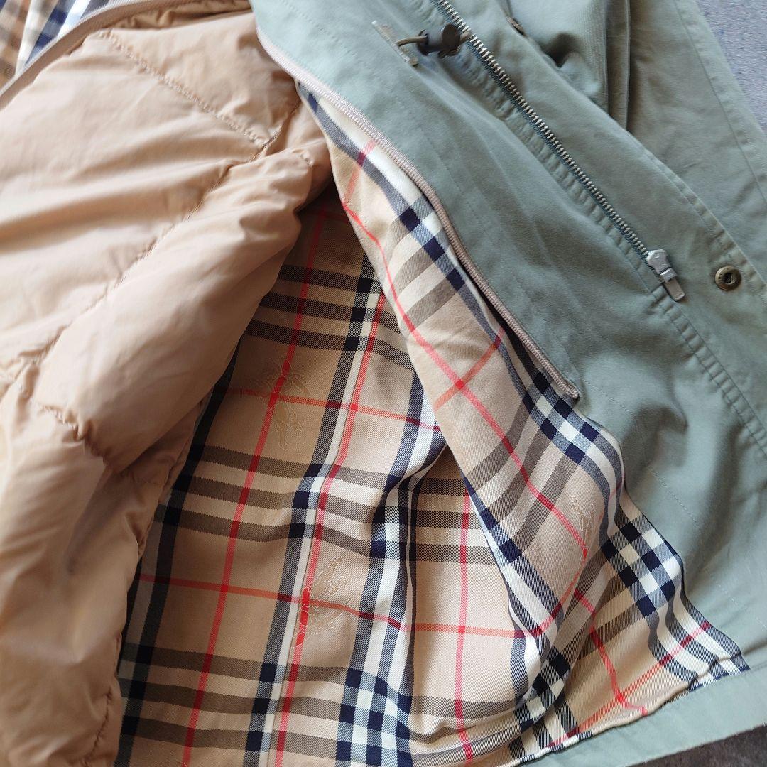 BURBERRY バーバリー ミリタリーコート ダウンコート ノバチェック