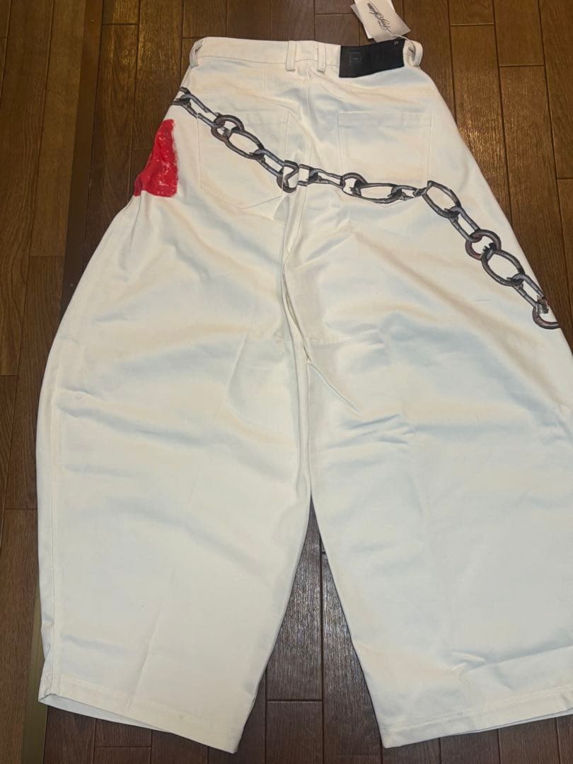 [即日発送]Feng System PRINTED KHAKI PANTS