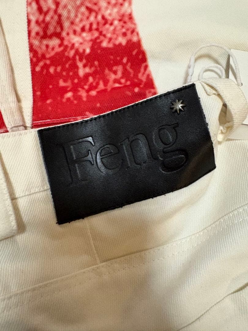 [即日発送]Feng System PRINTED KHAKI PANTS