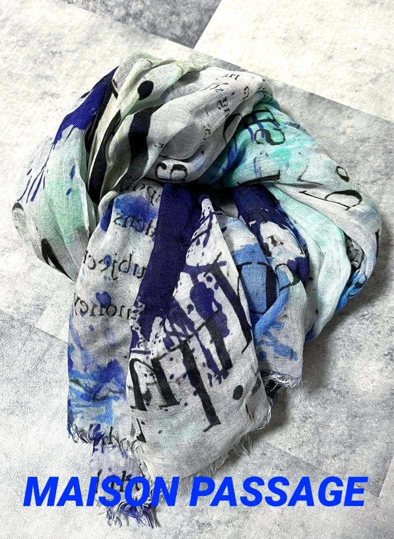 MAISON PASSAGE ストール　カシミア　メゾンパサージュ　高島屋