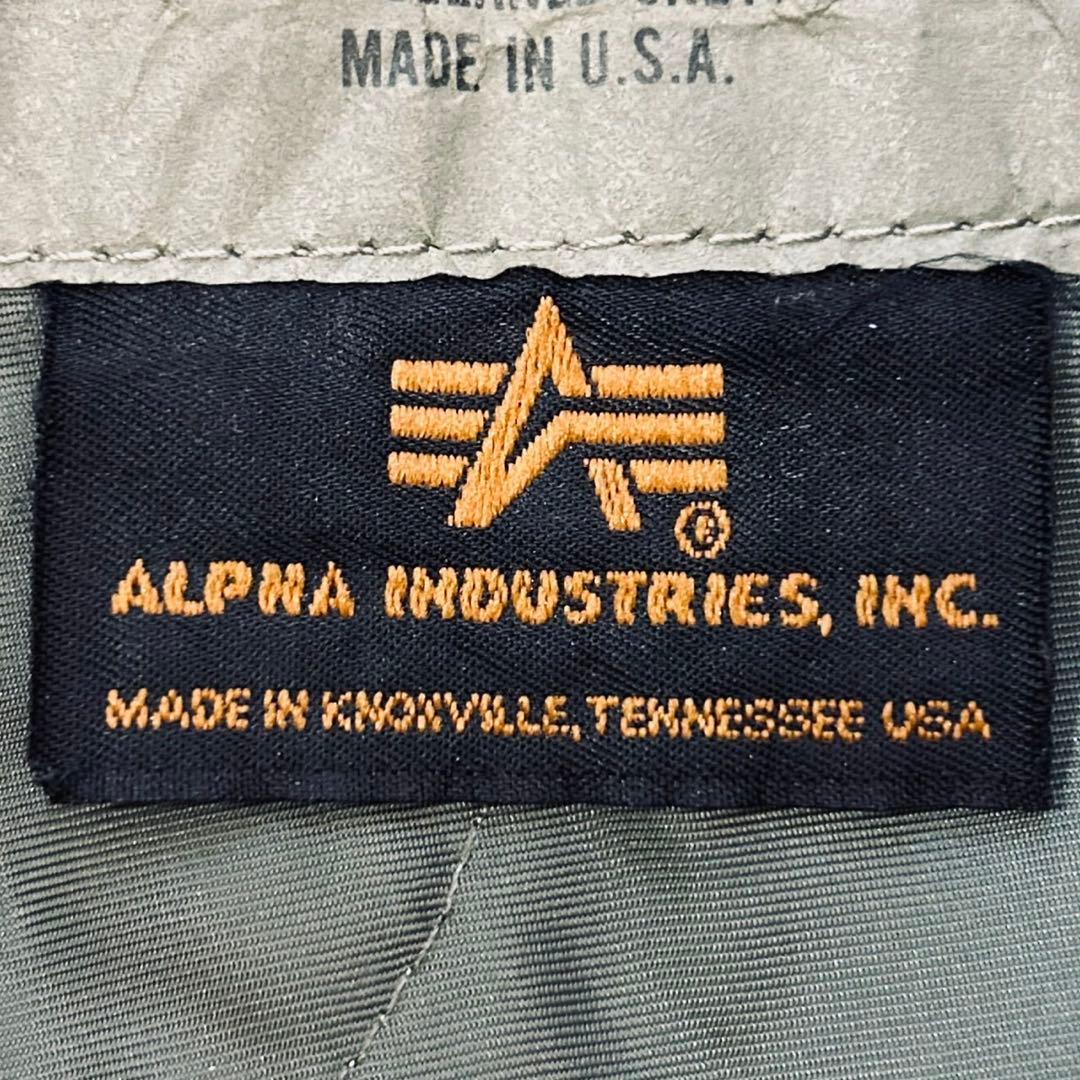希少 90s ALPHA CWU-45 USA製 フライトジャケット ベルクロ