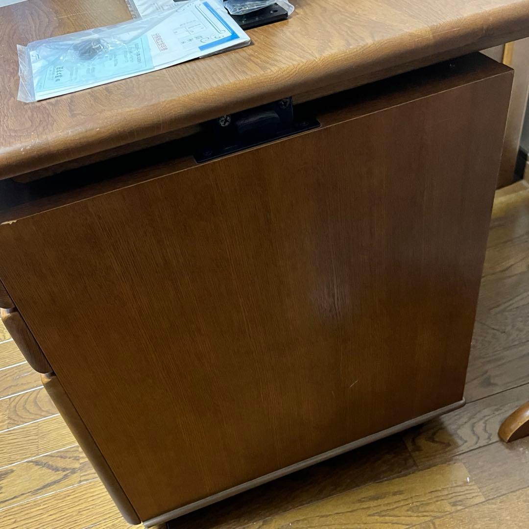 【浜本工芸】学習机　Bキャビネット(袖机) 【匿名配送】