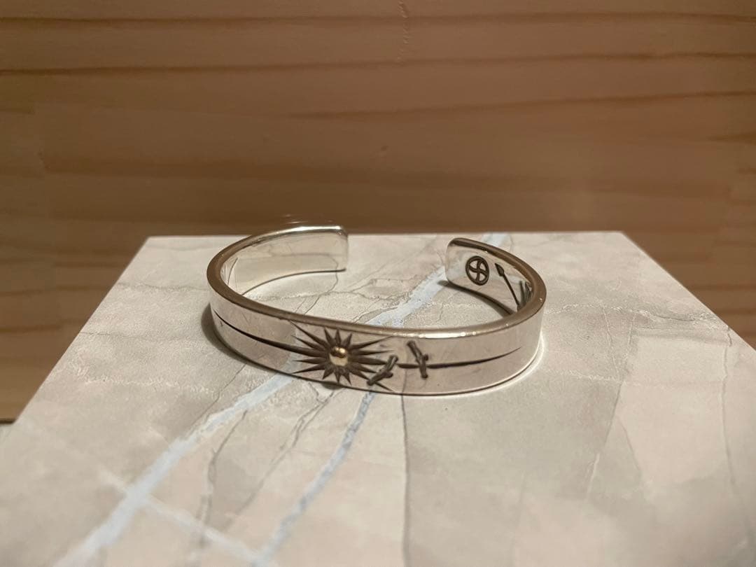 silver925✳︎ネイティブアメリカン　バングル　太陽　イーグル