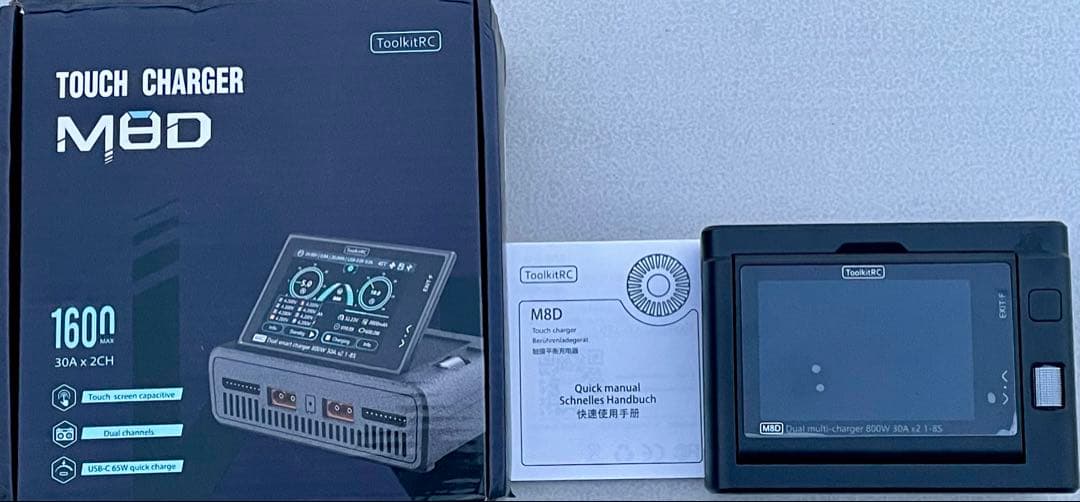 ToolkitRC M8D デュアルチャージャー 1600W 使用少