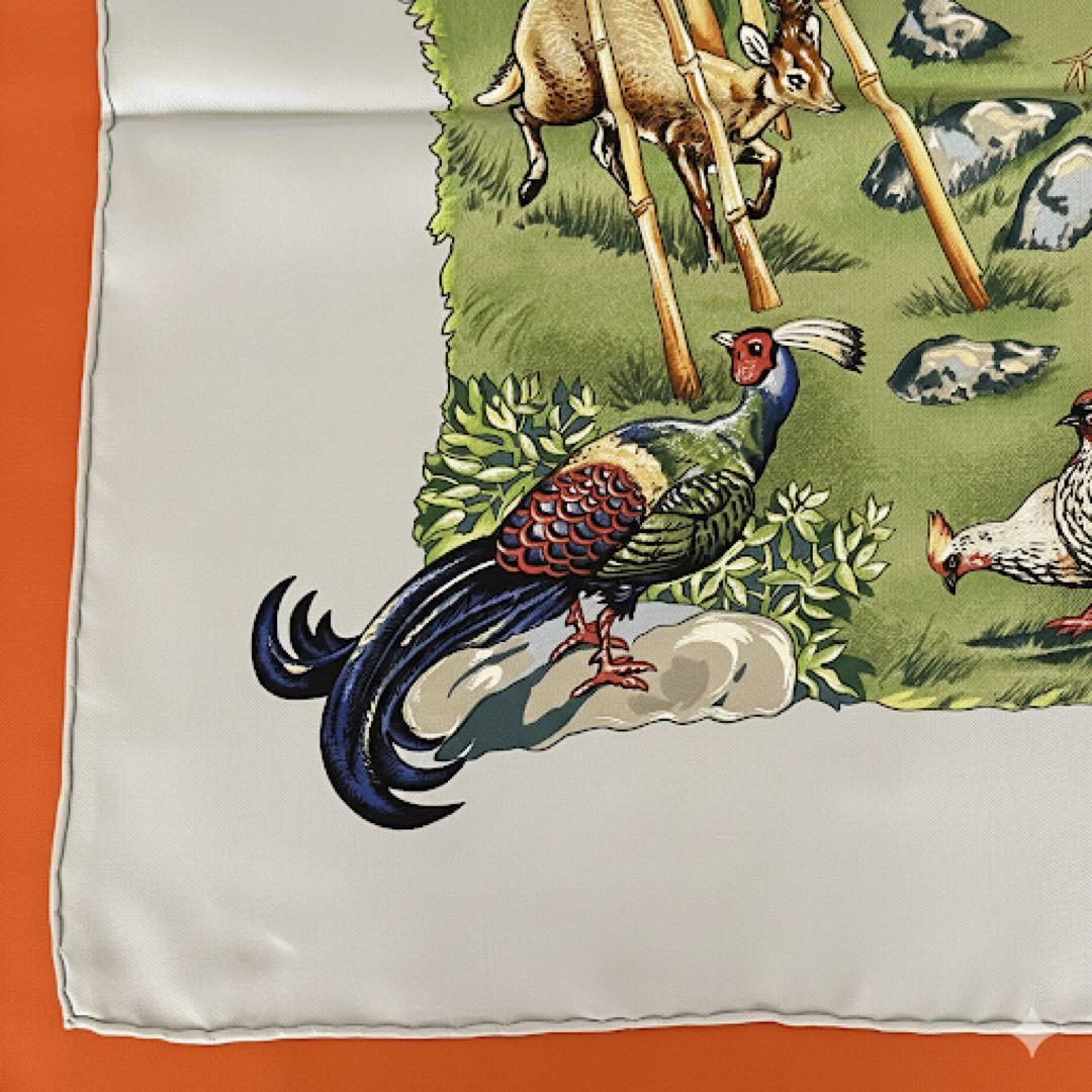 HERMES カレ90 SICHUAN 四川省 パンダ 大判 シルクスカーフ