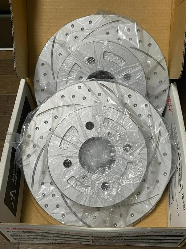 希少 kei スイフト スリット ドリルド ブレーキ ローター DIXCEL