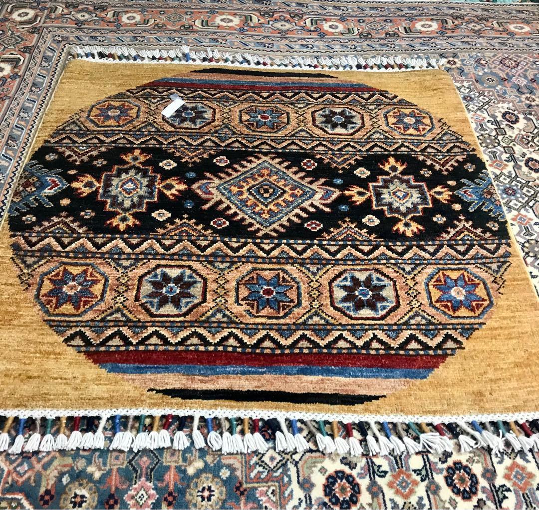 ペルシャゾランヴァリギャッベ/サイズ：87x87cm. ….zg2.