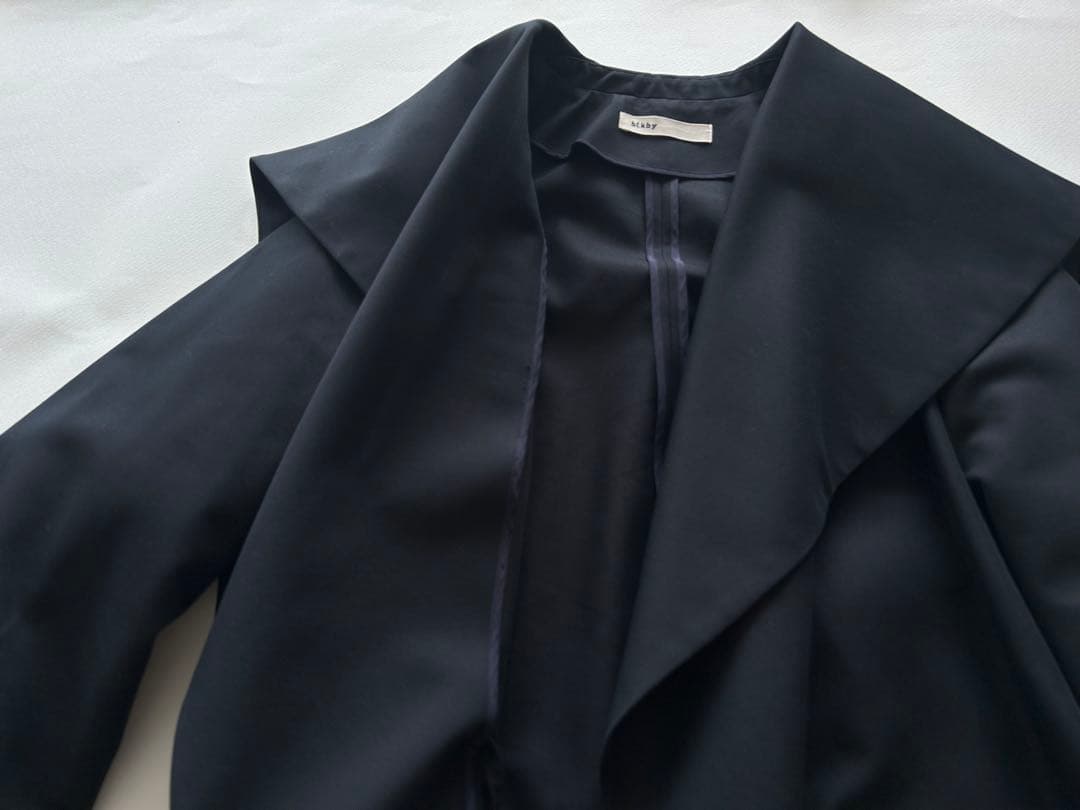 ブラックバイマウジー　BLACK BY MOUSSY 紺　トレンチ コート