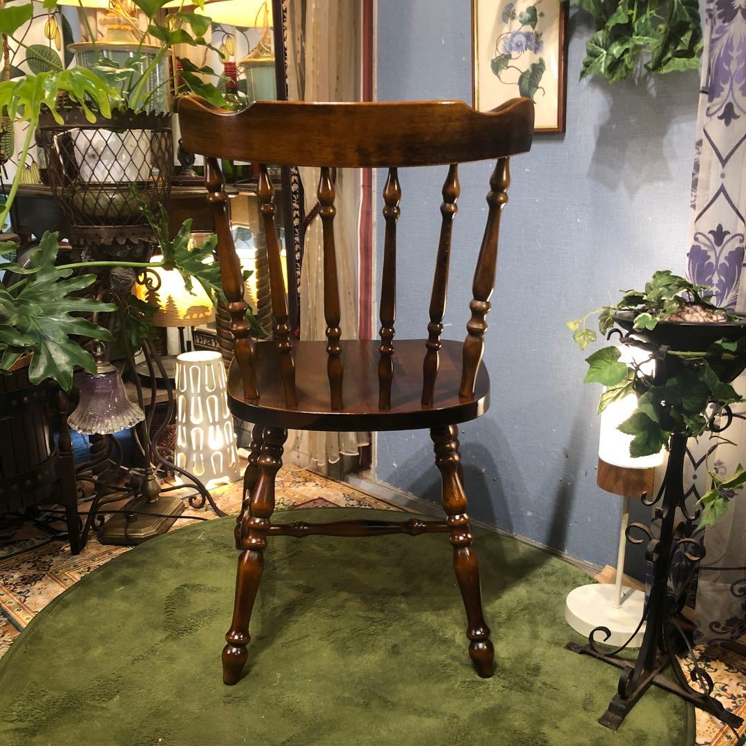 はる　美品　L３　80’s ヴィンテージ ウィングバッグ　スピンドルチェア