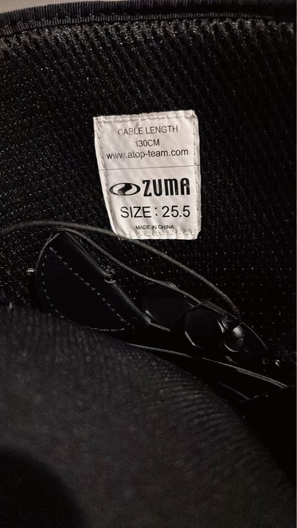【美品】 ZUMA スノーボードブーツ 25.5サイズ ブラック/レッド