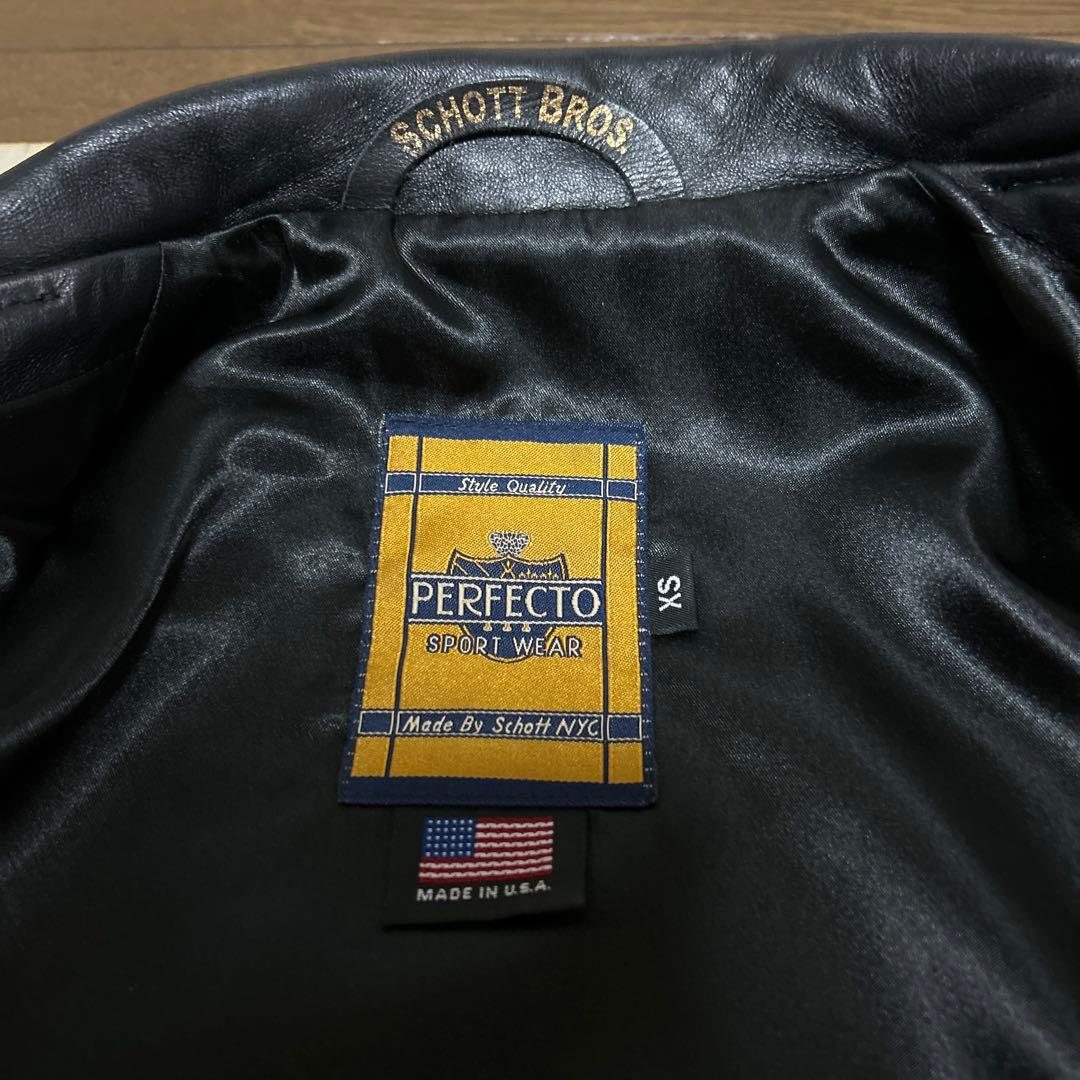 超美品‼️schott Wライダース　ワンスター218W XS
