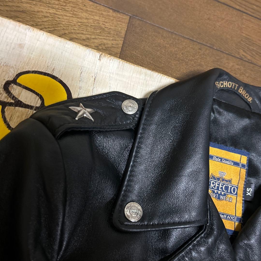 超美品‼️schott Wライダース　ワンスター218W XS