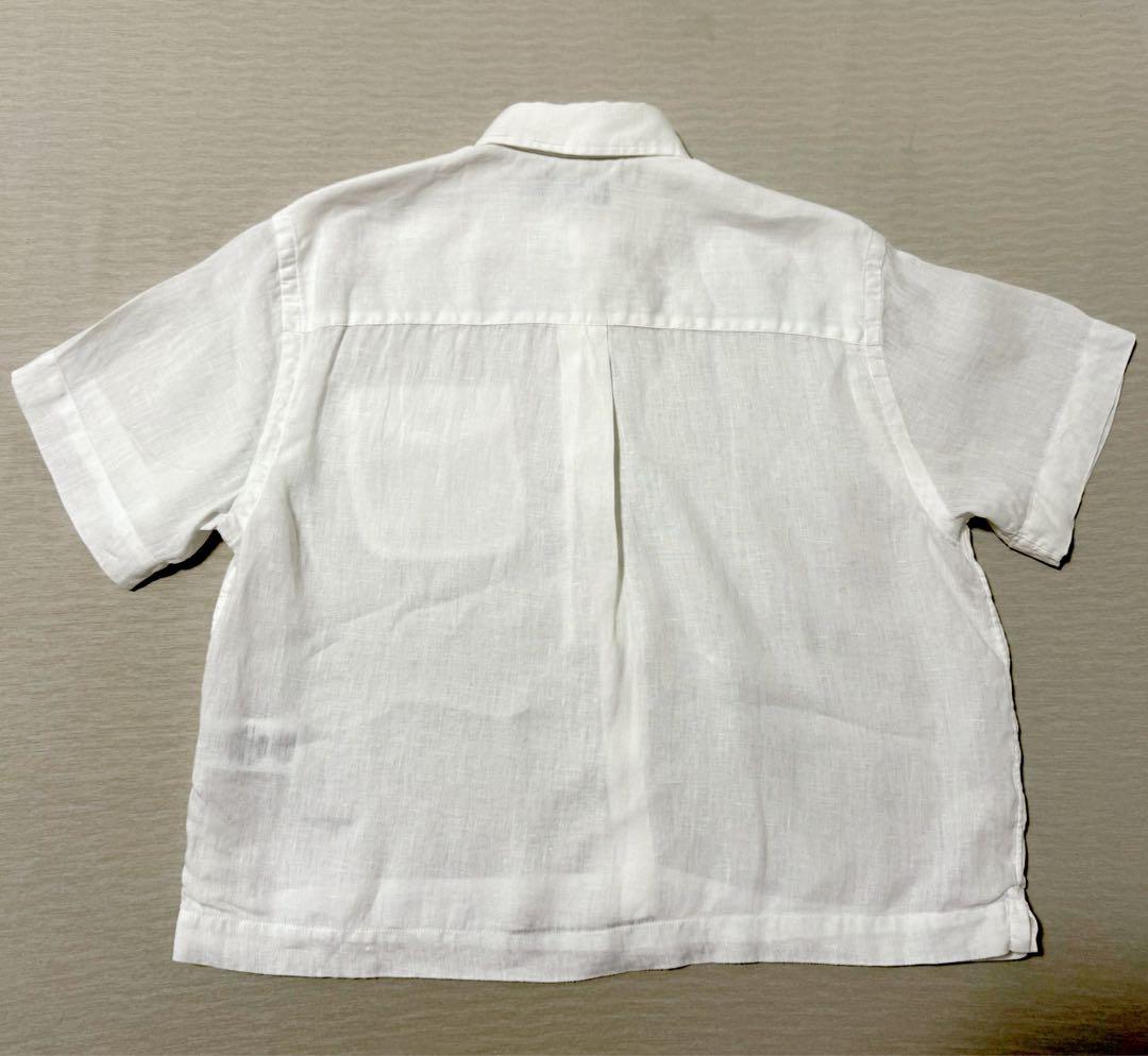 ポロ ラルフ ローレン リネン ショートスリーブ シャツ レディース 美品