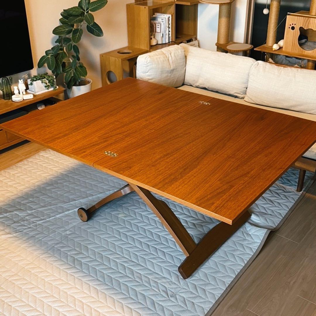 Calligarisコヌビアマスコッティ伸長・昇降式テーブル