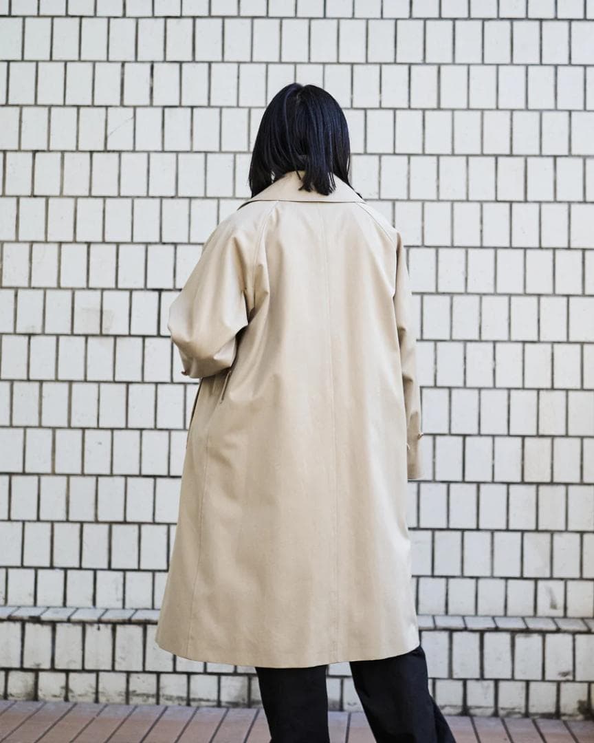 【美品】COMOLI コットンギャバ タイロッケンコート 2 ライナー付き