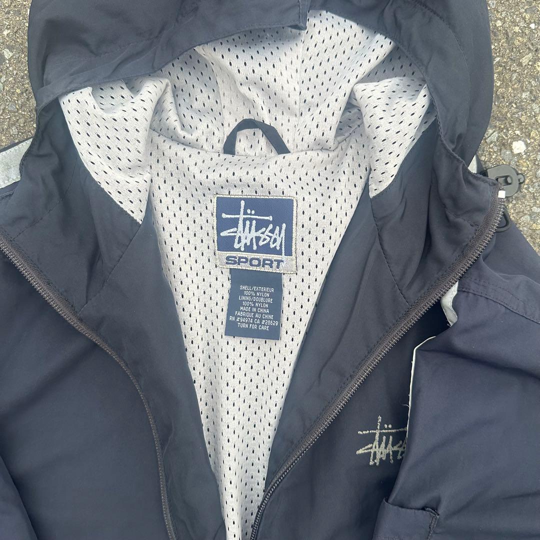 【大幅値下げ】90s old stussy マウンテンパーカー　黒　M テック系