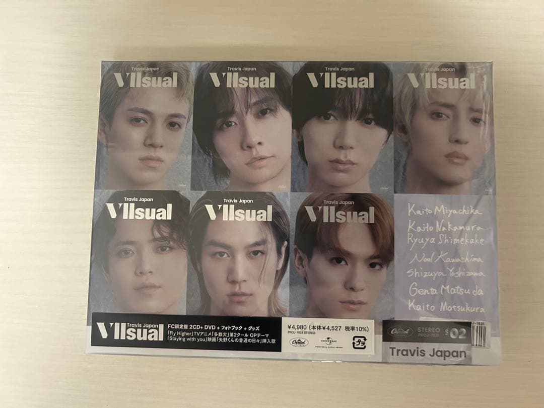TravisJapan VIIsual FC限定盤