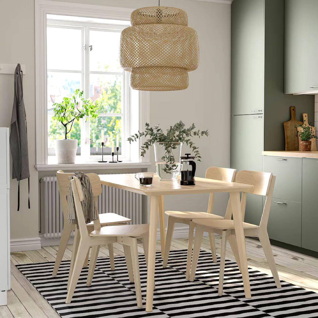 【ソマちー】 IKEA リーサボー LISABO ダイニングテーブル