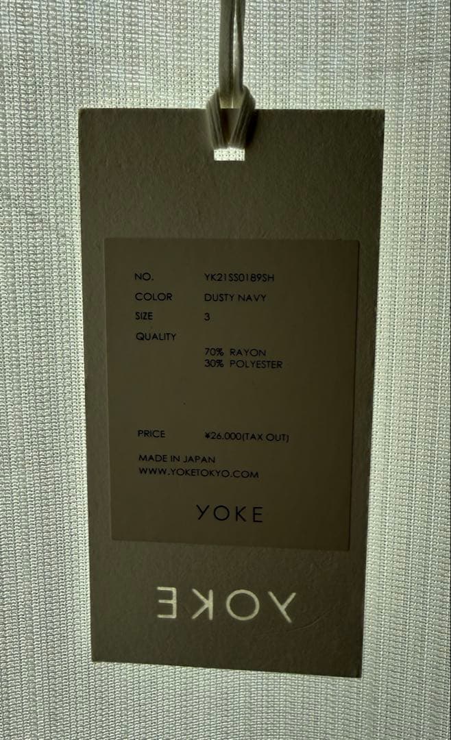 YOKE OVERSIZED BIG POCKET SHIRT 長袖シャツ