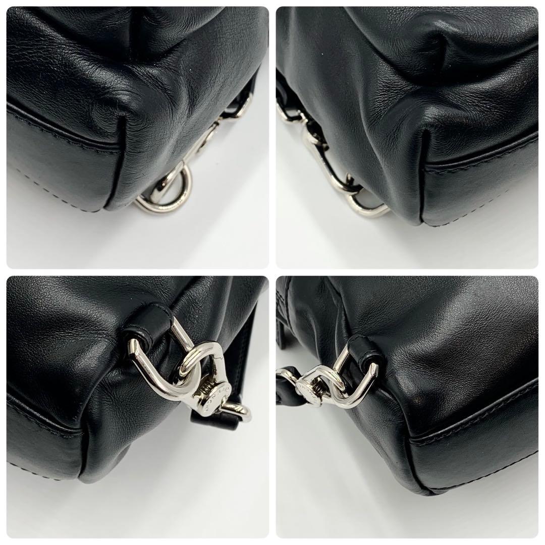 美品 GIVENCHY レディース スター ミニリュック オールレザー ブラック