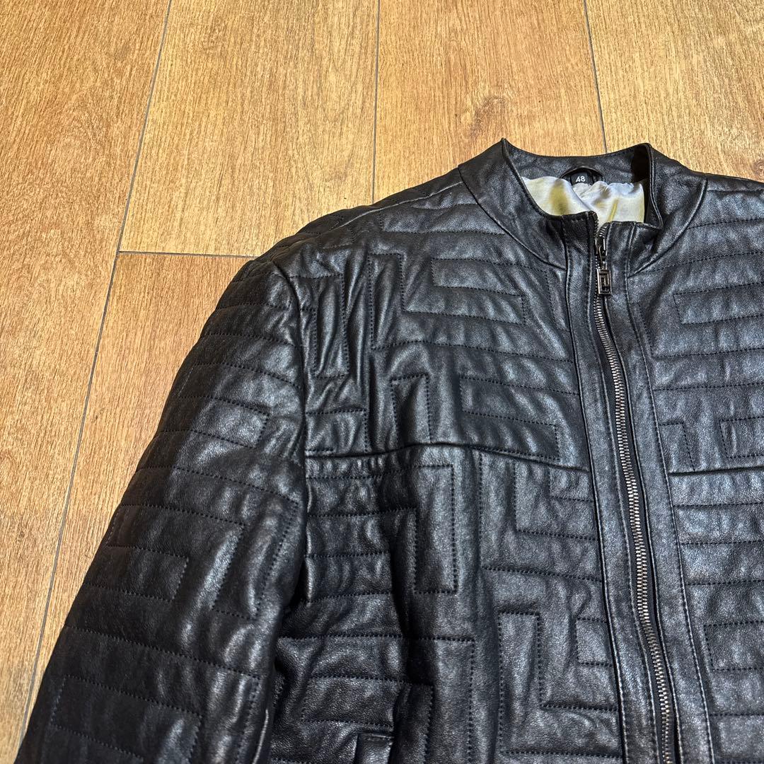 M*A様 VERSACE CLASSIC V2 レザージャケット SIZE 48