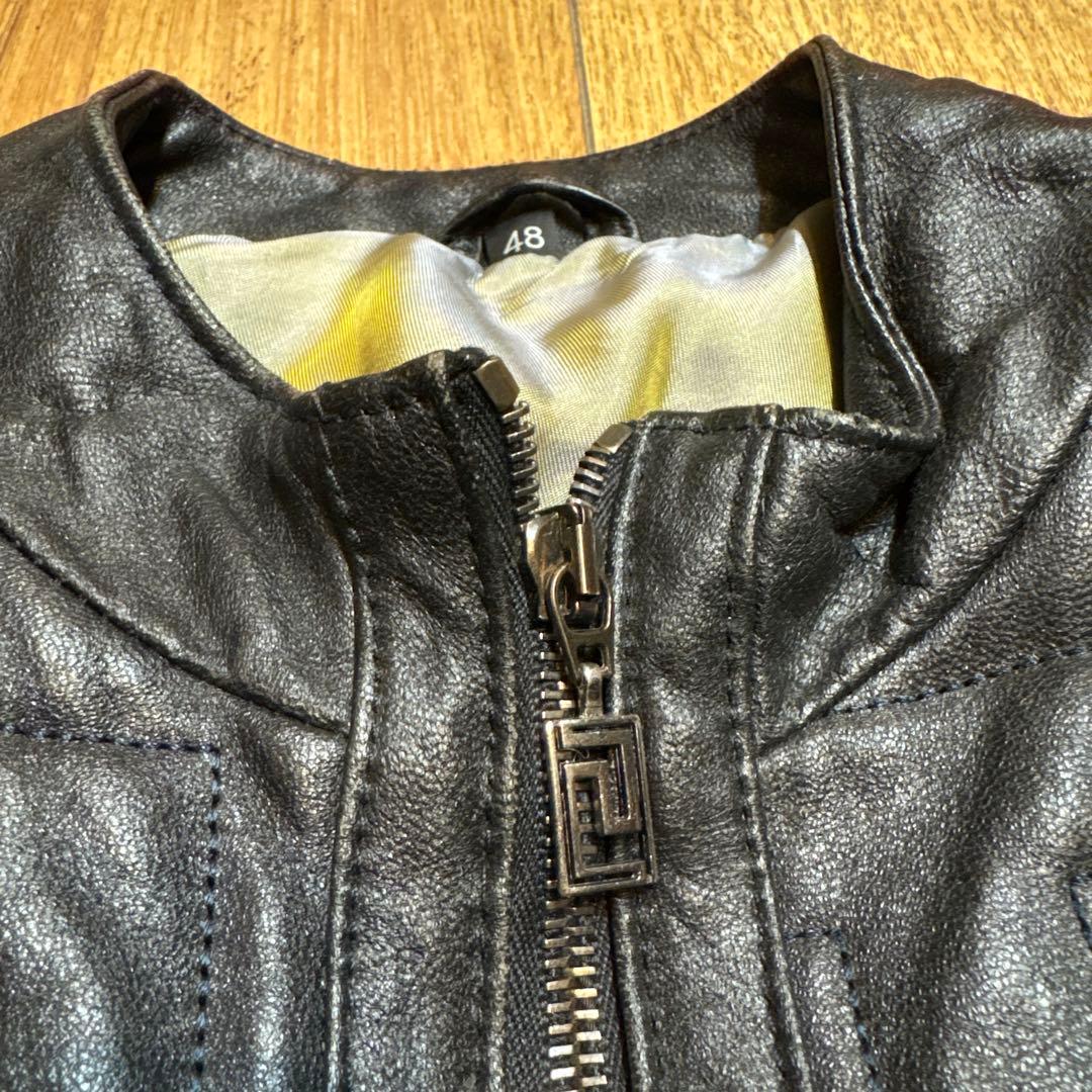 M*A様 VERSACE CLASSIC V2 レザージャケット SIZE 48