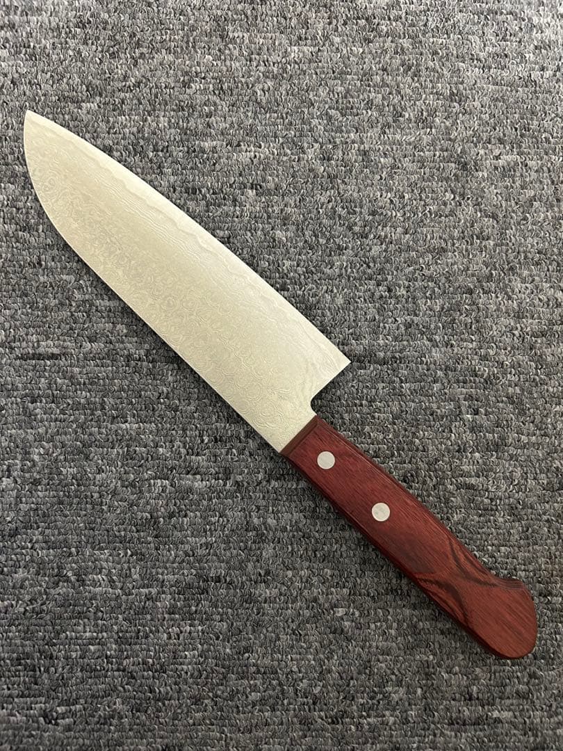 ダマスカス鋼 三徳包丁 165mm