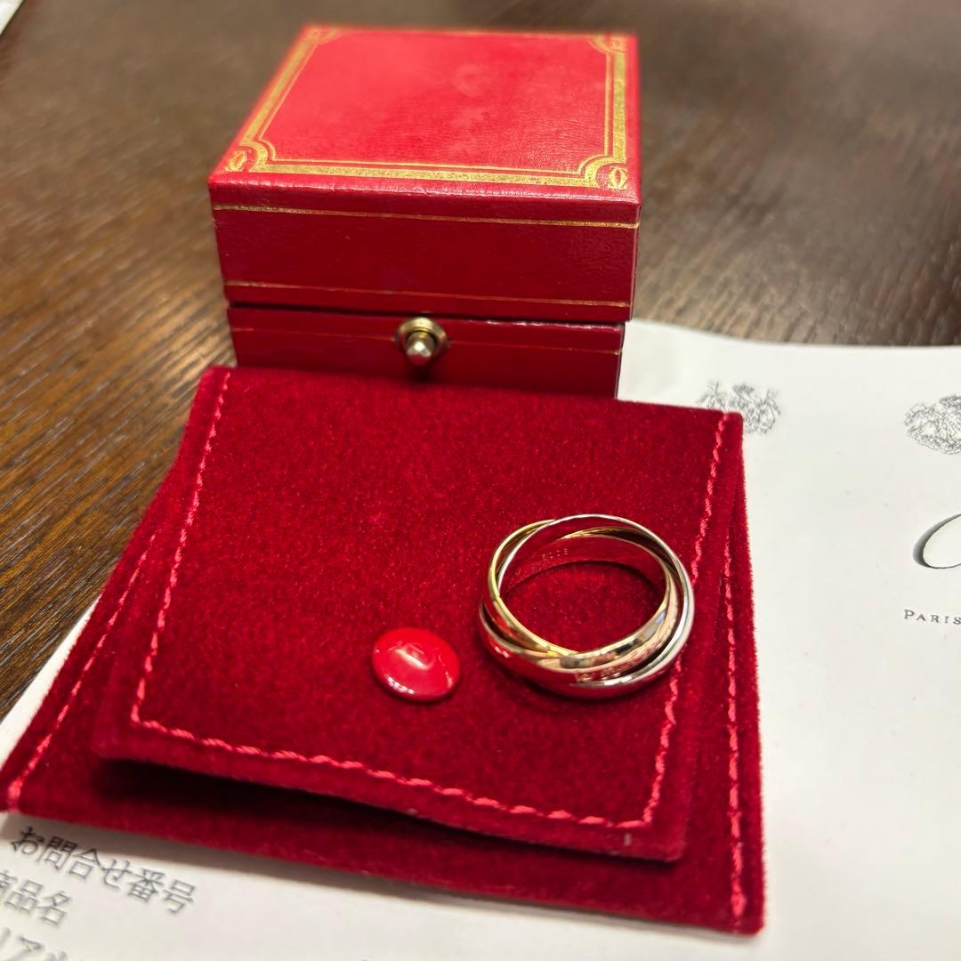 【新品同様】カルティエ　トリニティ クラシックリング　サイズ52