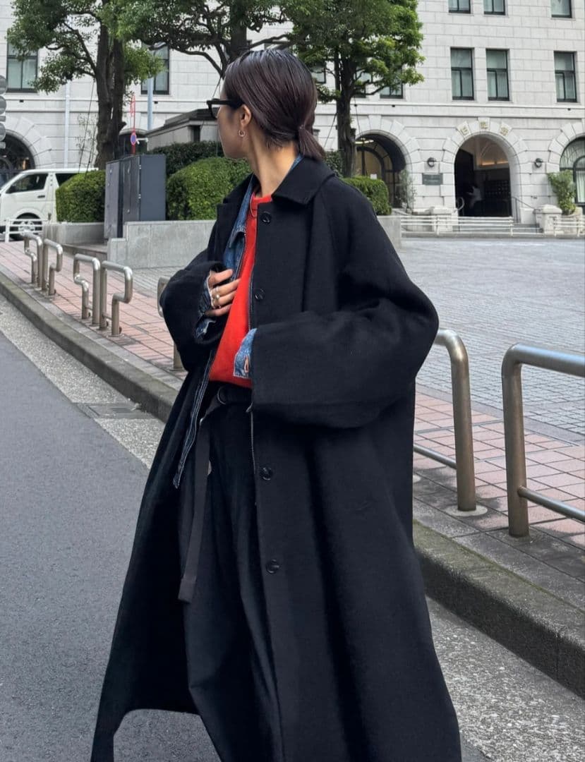 【Eongul ヨングル】Cashmere Wool Overcoat