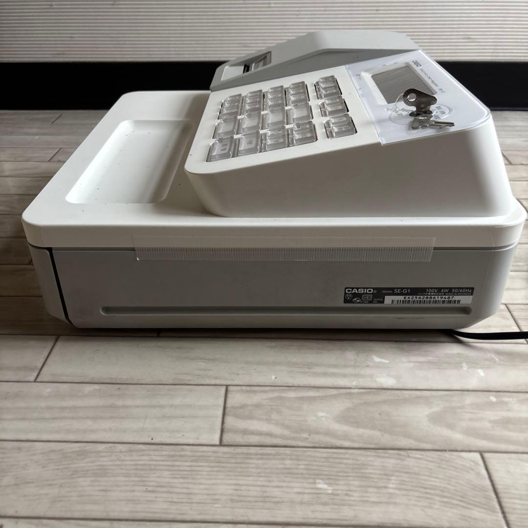 権*六様 CASIO SE-G1-WE 電子レジスター