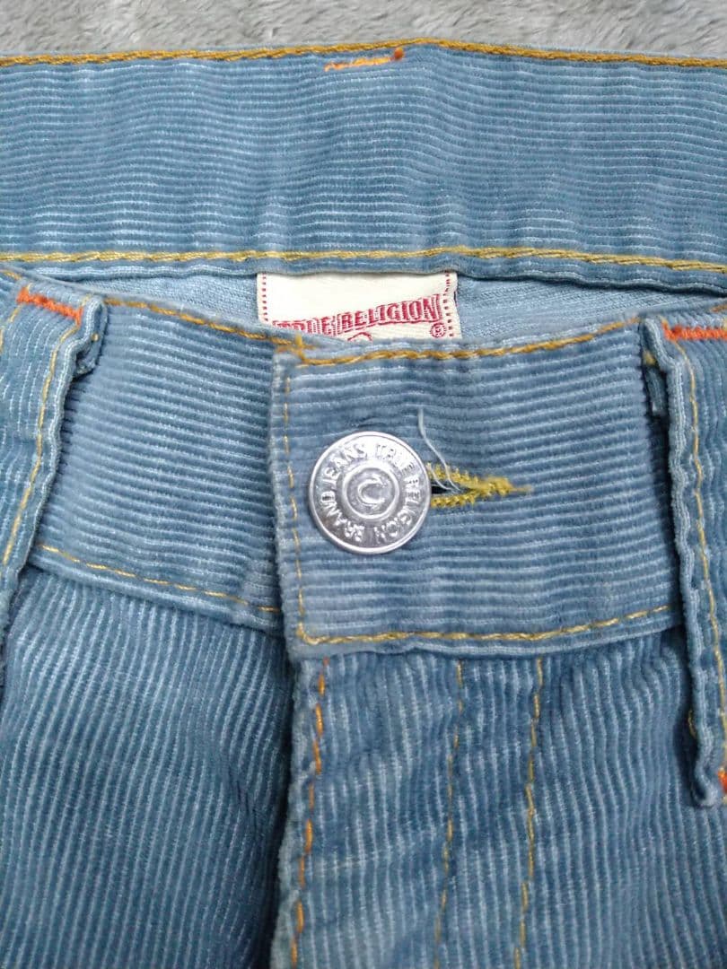 USA製　TRUE RELIGION　コーデュロイ　フレアパンツ　デニム　y2k