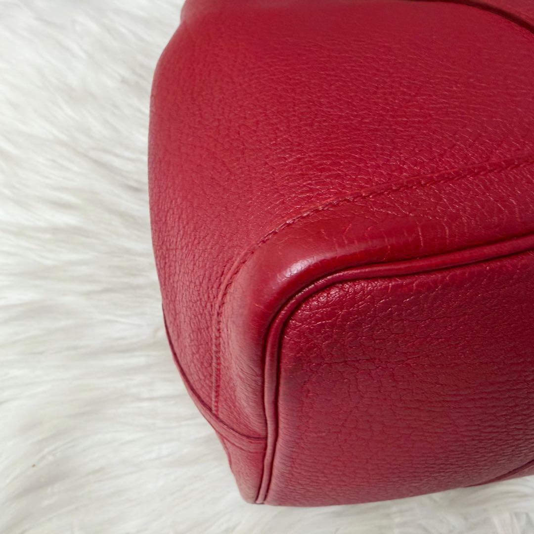 【美品】HERMES ガーデンパーティPM ルージュピマン ネゴンダ □Q 刻印