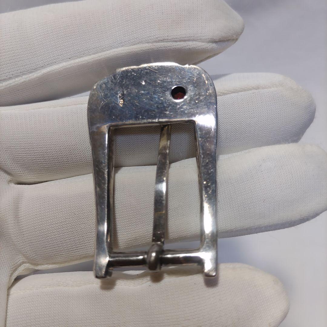 SILVER925 バックル　ベルト通し