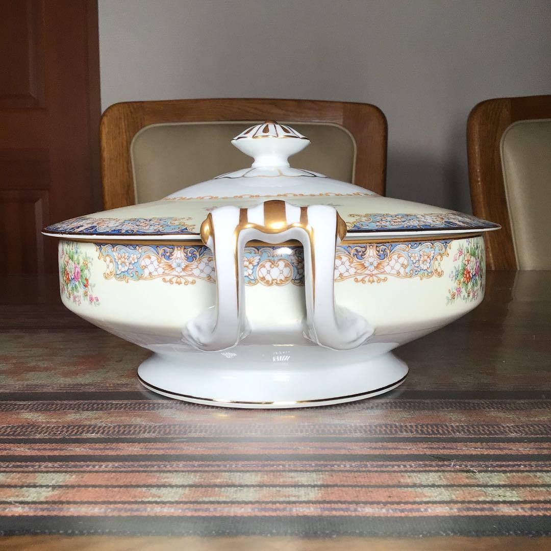 『行事うー特価』　Noritake 『Posy』　1948年　スープチュリン