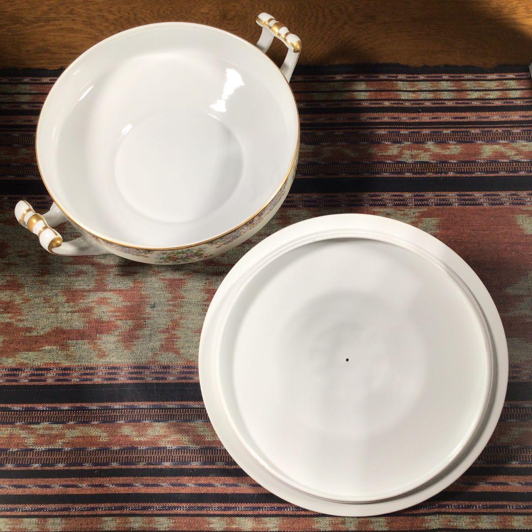 『行事うー特価』　Noritake 『Posy』　1948年　スープチュリン