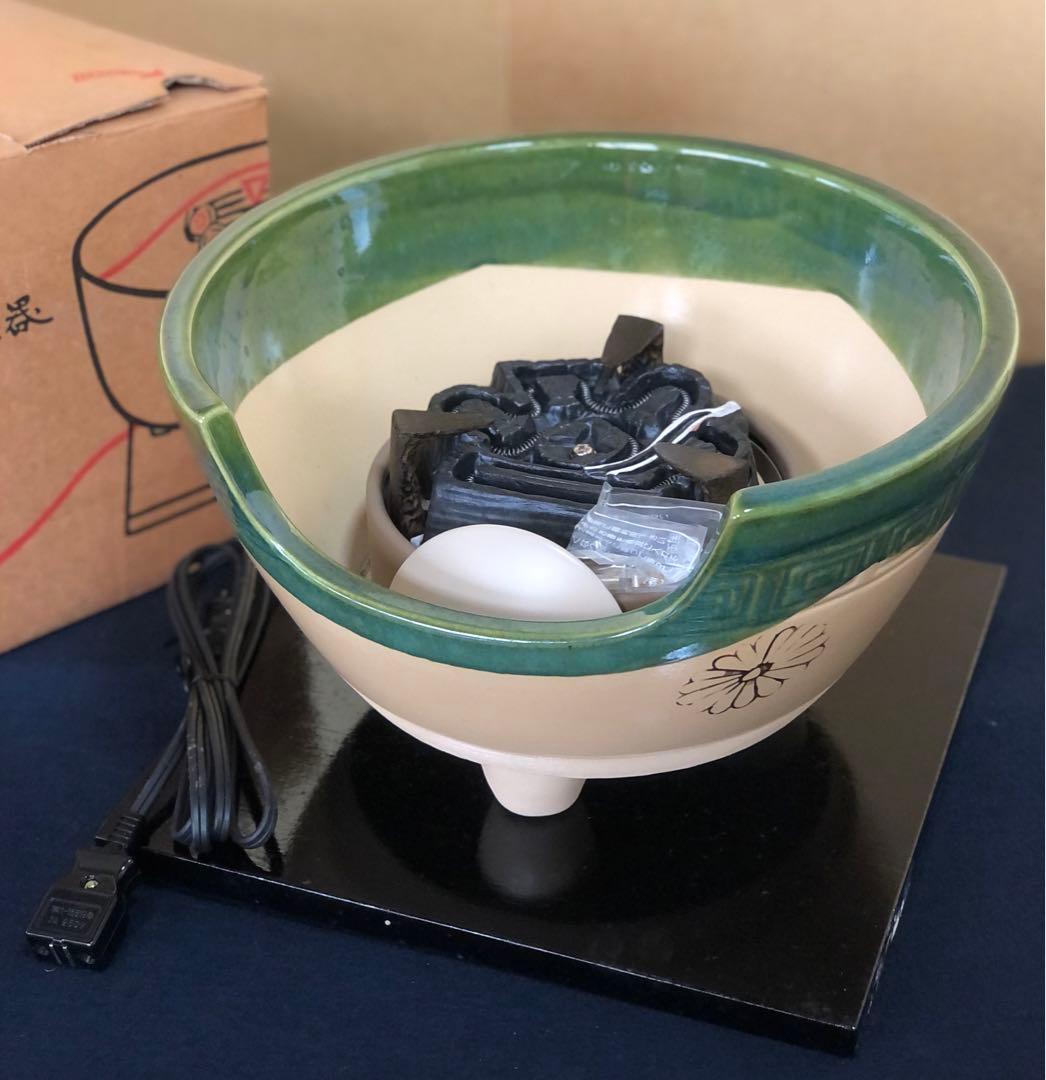 《R》茶道具 織部B 野々田式 風炉型電熱器 元箱　260109き2
