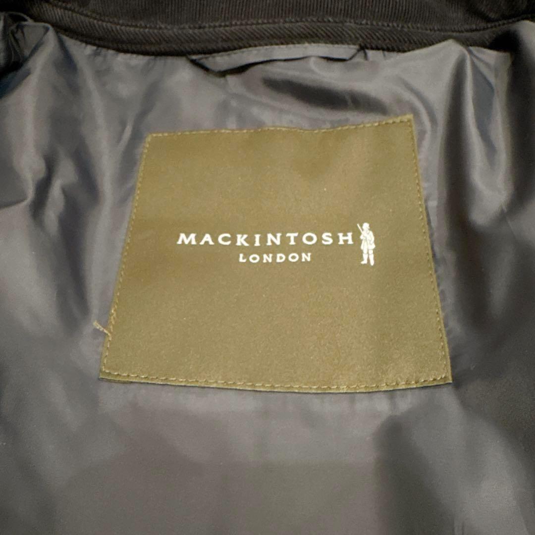 しゅん✨　マッキントッシュ　ロンドン　ロング　コート　フーデッド　ネイビー